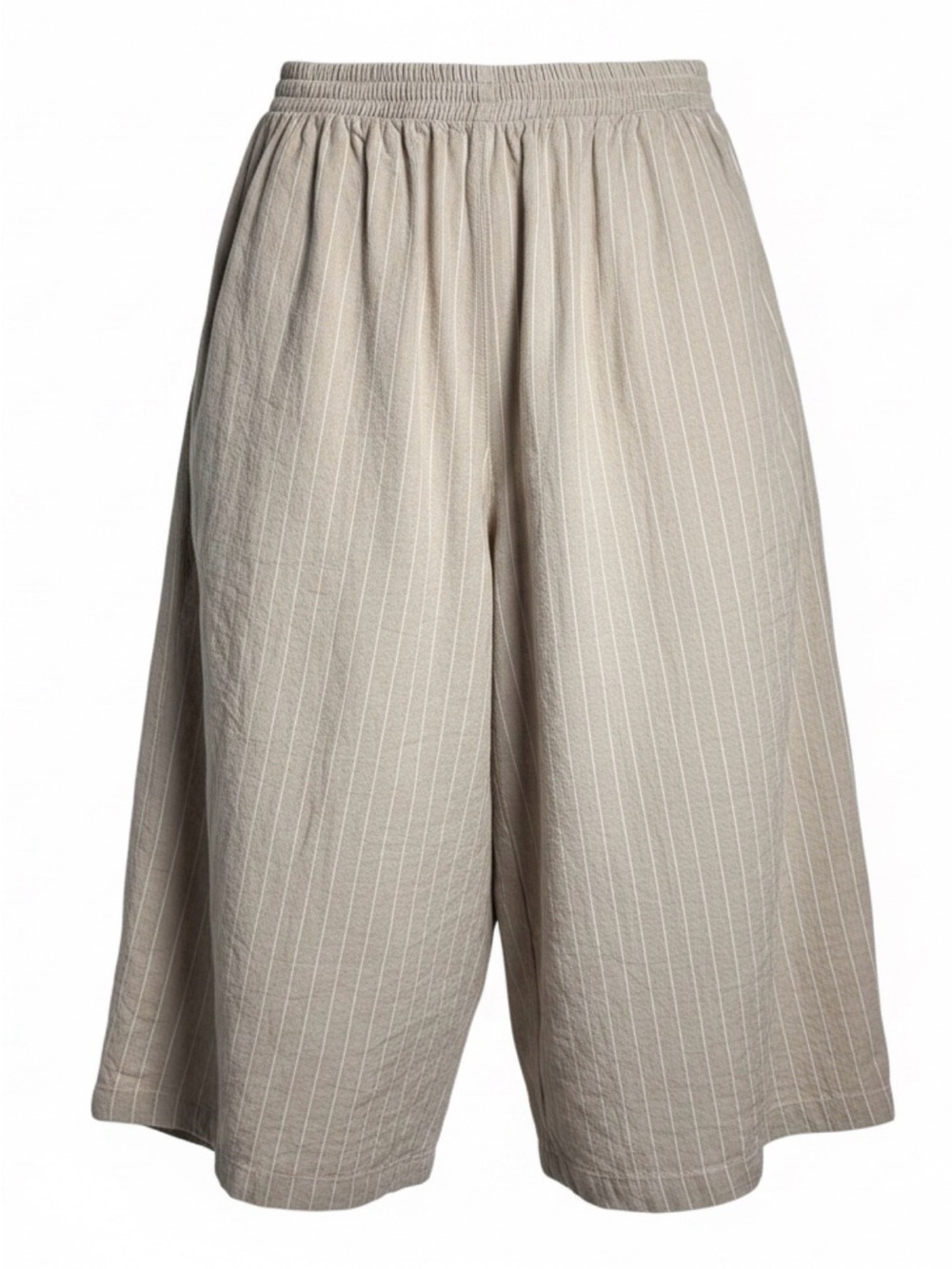 Ava & Viv Blush Beige Elastic-Waist Shorts
